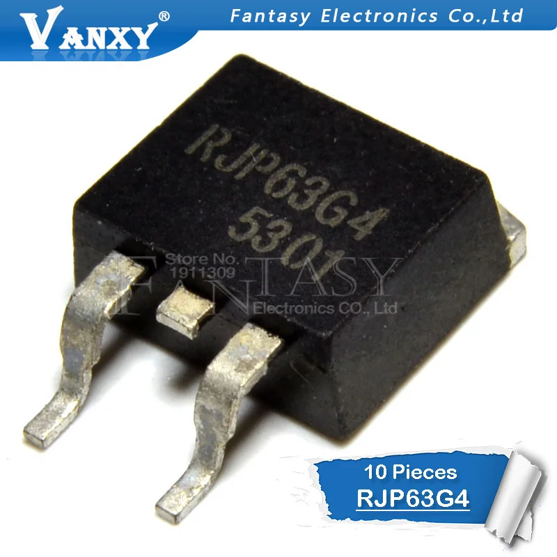 10 шт. RJP63G4 TO-263 63G4 TO263 IGBT 600V новый оригинальный | Электронные компоненты и