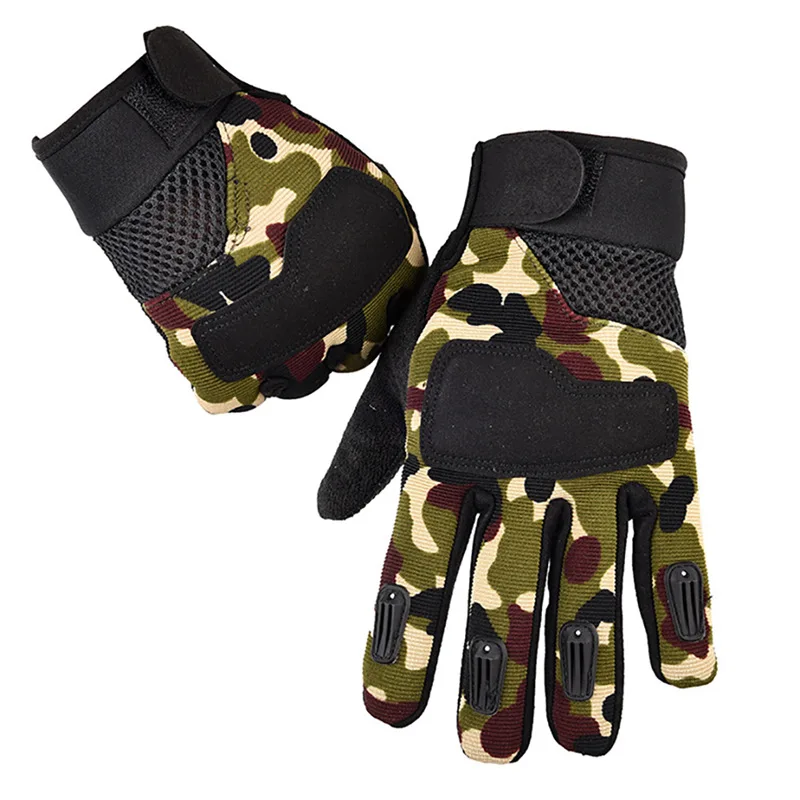 

1 Pair High Quality Outdoor Camping Military Tactical Gloves Sports Training Gloves Hiking Game Full Finger Gloves