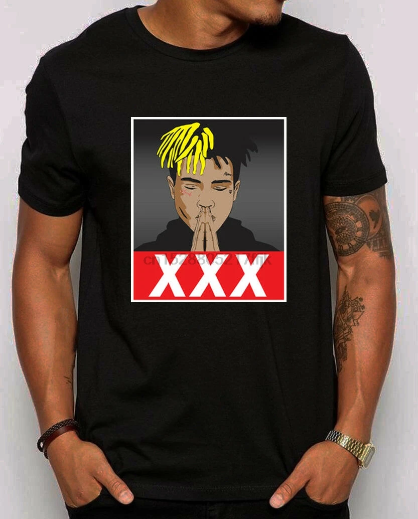 Xxxtentacion Xxx Мужская футболка в стиле хип хоп Revenge 17 Tribute Rapper рубашка брендовая