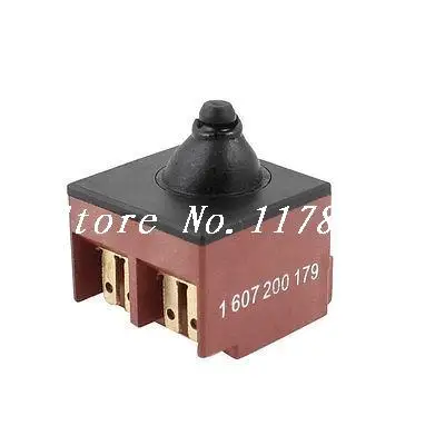 

AC 250V/5A 125V/10A DPST NO 2 Screw Terminals Momentary Trigger Switch