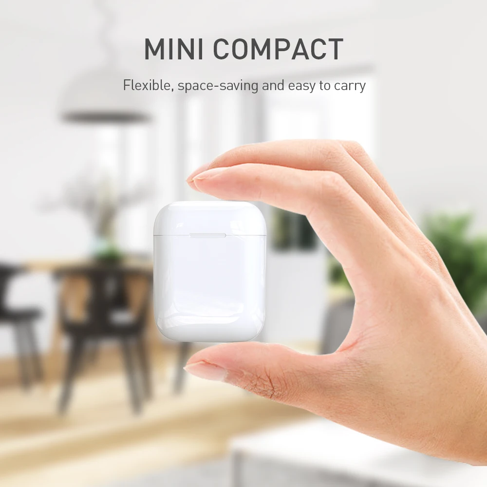 KEYSION QI беспроводной зарядный чехол для наушников AirPods роскошный Поликарбонат