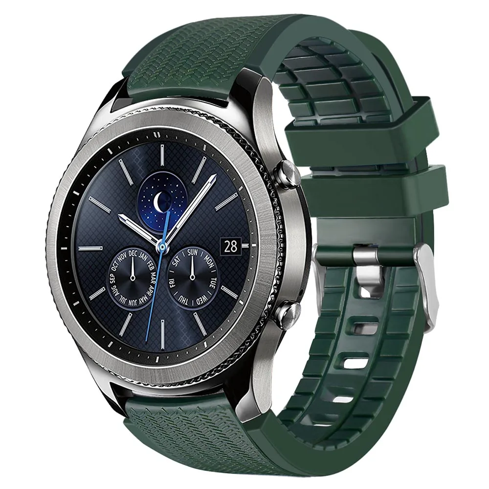 Tschick мягкий силиконовый сменный спортивный ремешок для Samsung Galaxy Watch (46 мм)/Samsung Gear S3