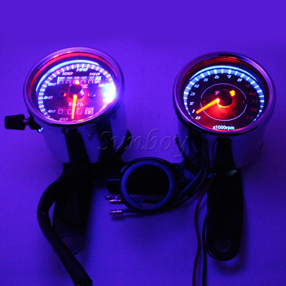 Универсальный спидометр для мотоцикла и скутера набор тахометра 12 В 0 ~ 160 км/ч