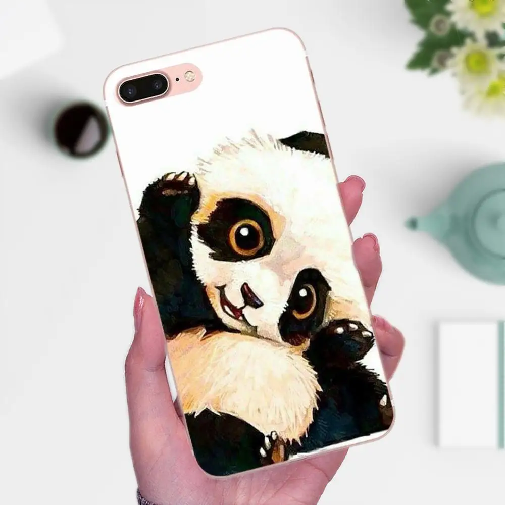 Мягкий TPU Новый Стильный Уникальный Чехол Для Xiaomi Redmi Note 2 3 3S 4 4A 4X 5 5A 6 6A Pro Plus Милый Прекрасный Панда Новинка