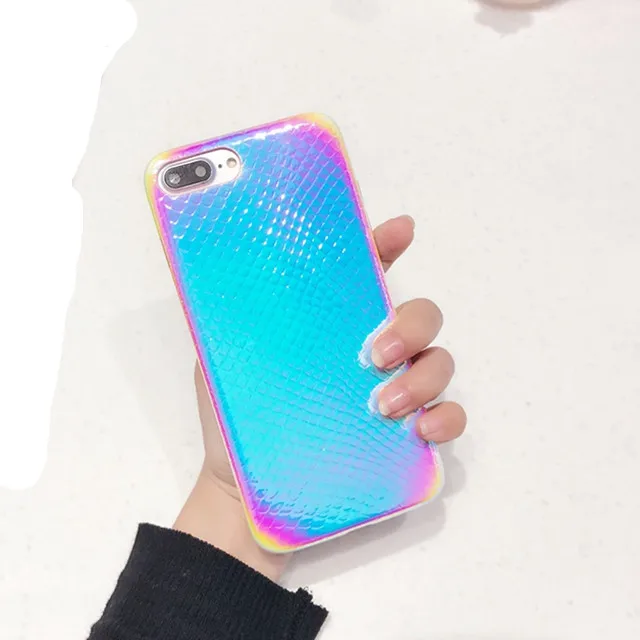 Stelllife красочные блестящие чехлы для телефонов Чехол iphone 6 роскошный Змеиный лазер