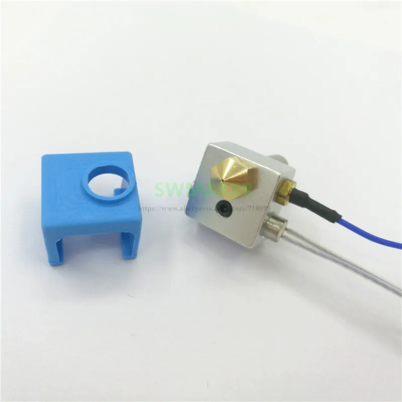 Flashforge Dreamer/Creator части 3D принтера MK10 hotend комплект+ нагреватель картридж+ K Тип термопары+ силиконовый носок