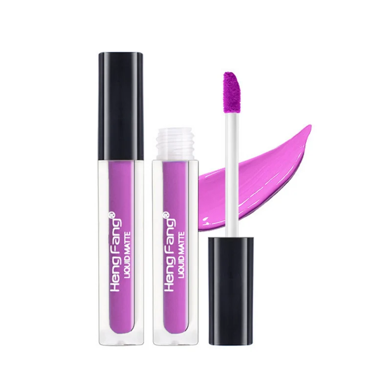Популярная красочная водостойкая матовая помада красная синяя губная стойкая