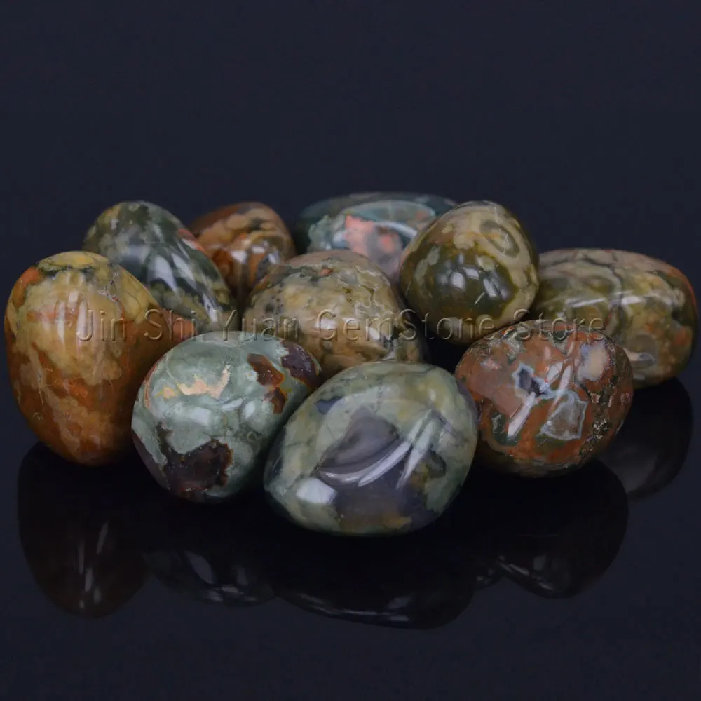 Навалочный зеленый дождевой лес яшма камень из Австралии натуральные