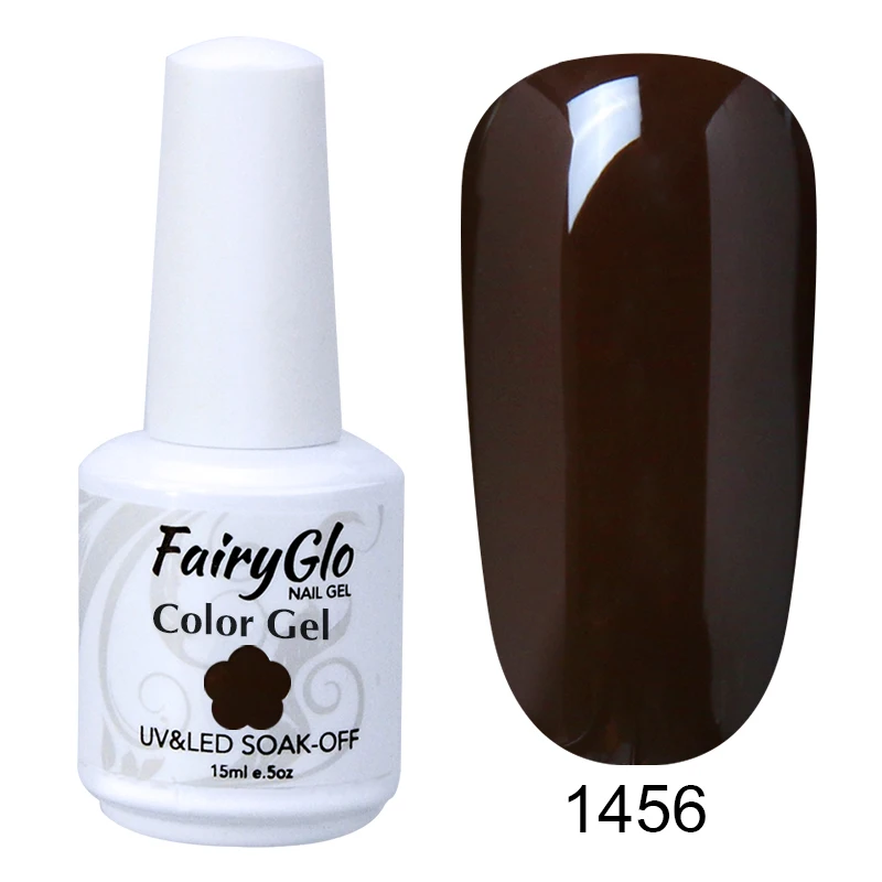 FairyGlo флуоресцентный неоновый УФ-гель для ногтей Дизайн ногтей гель лак замачиваемый Vernis полуперманентный лак для ногтей 15 мл - Цвет: 1456