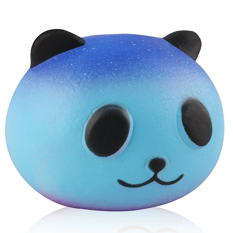 Kawaii Galaxy крем с голубой пандой ароматизированный Jumbo мягкое медленное нарастающее