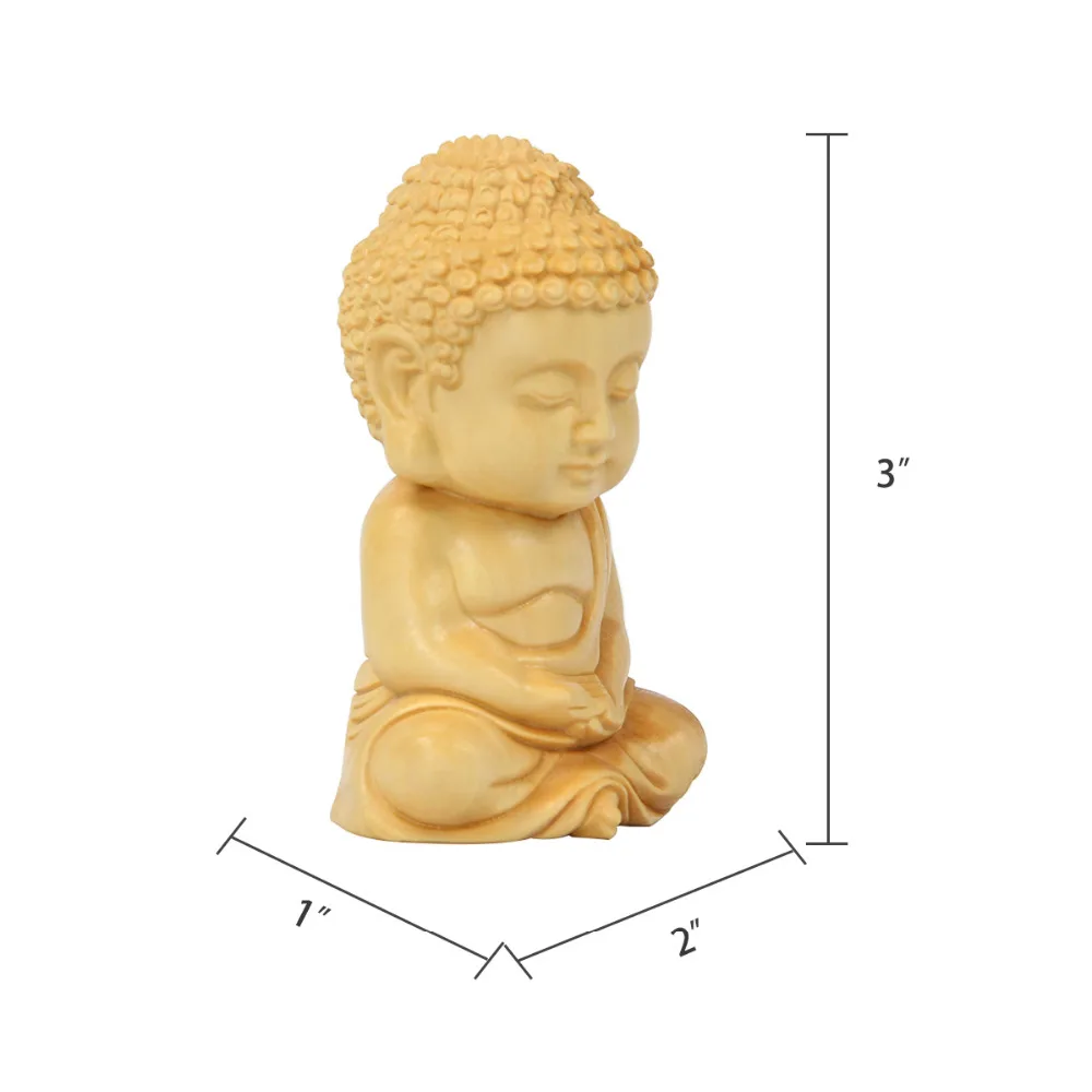 Резьба по дереву и бусины Будды китайская фотостатуя скульптура амулет