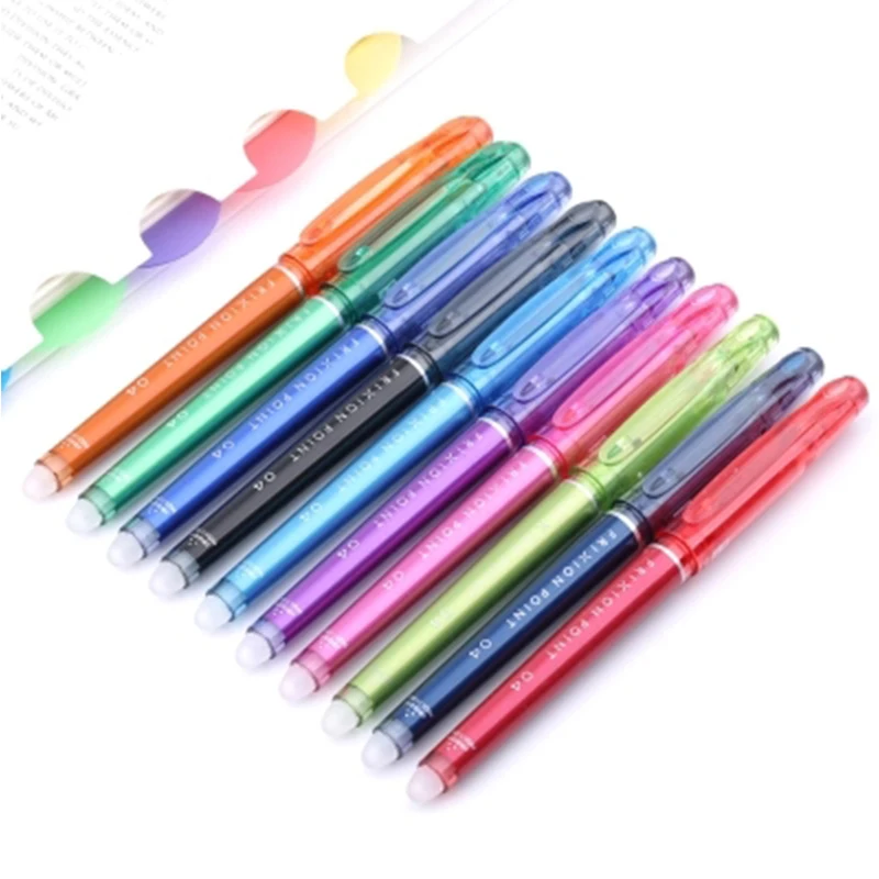 Pilot Pen FRIXION LF 22P4 стираемая гелевая ручка с иглой 0 4 мм Япония|Гелевые ручки| |