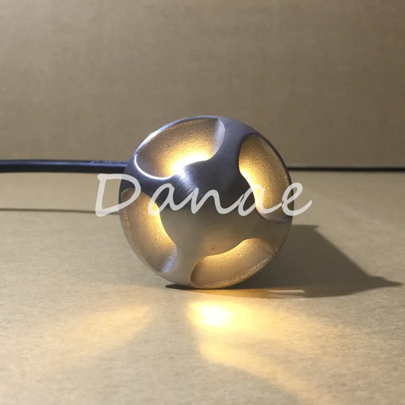 Мини 3 Вт LED подземный свет Утопленный напольный Заземленный двор дорожка