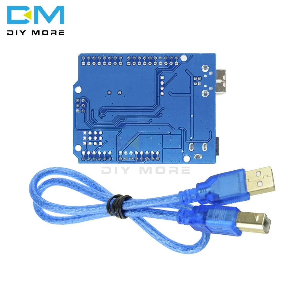 Совместимая плата UNO R3 с Atmel ATmega328P модуль драйвера CH340 CH340G на замену Atmega16U2 USB Type B