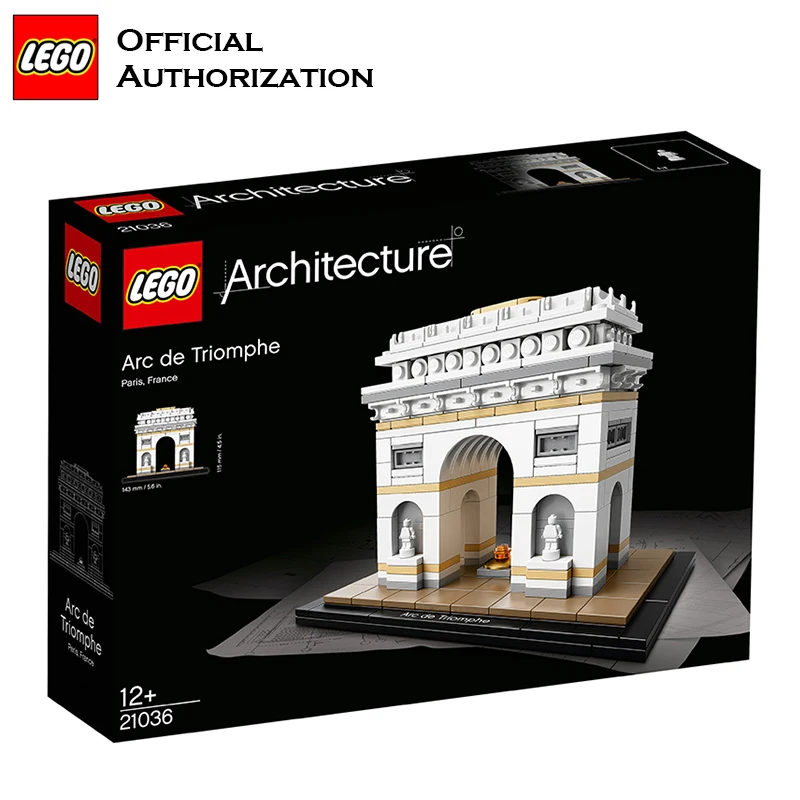 LEGO строительные блоки игрушки серии архитектура Триумфальная арка 386 шт. для