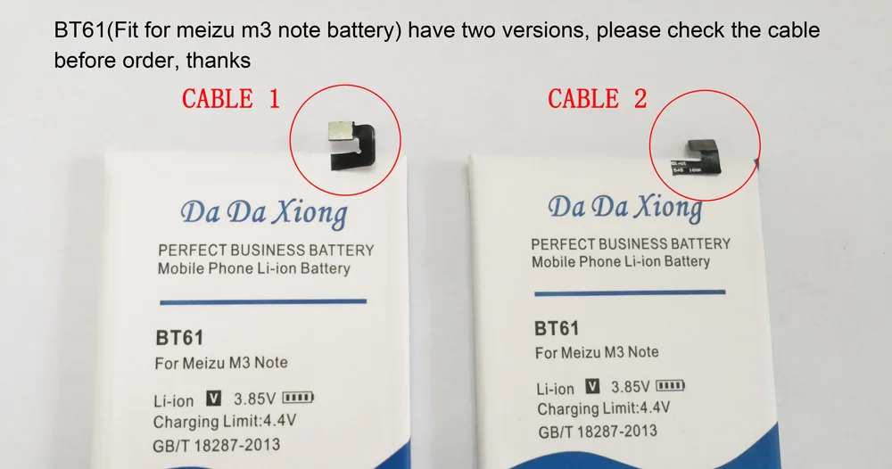 5300mAh BT61 Сменный аккумулятор для Meizu M3 Note L681H L-версия аккумулятора | Мобильные