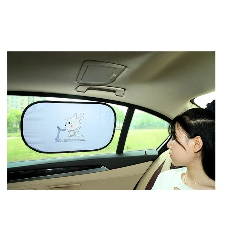 Sunshades Side Window Cute Cartoon Electrostatic Self-adhesive Car Shading Block Visor Children Curtain | Автомобили и мотоциклы