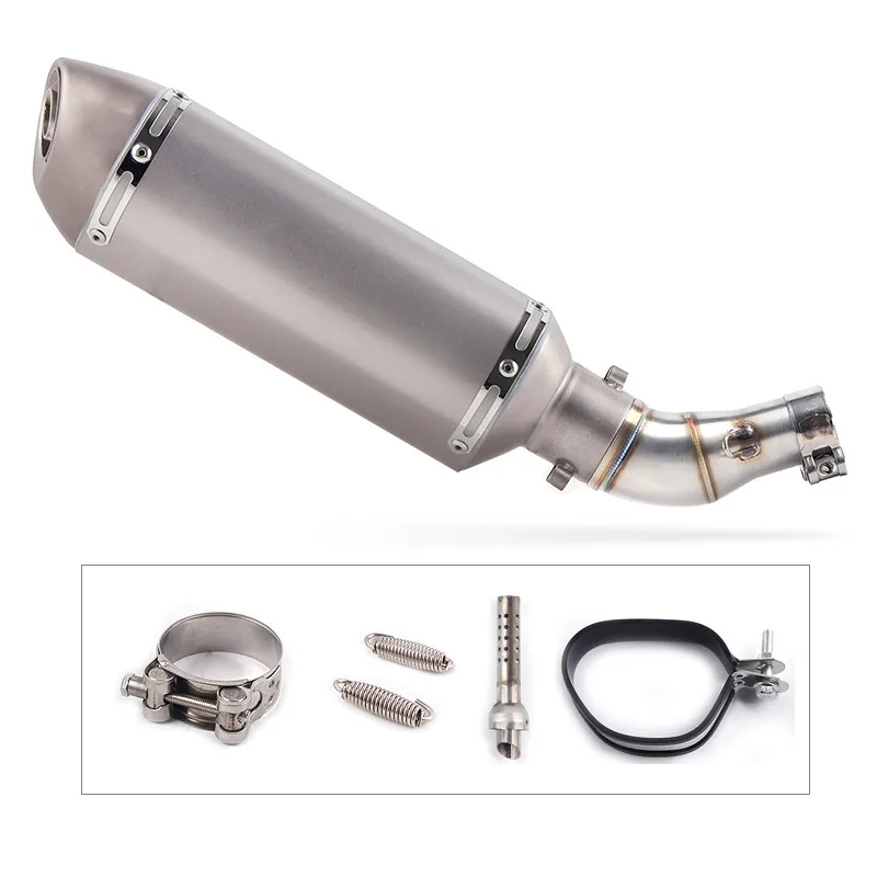 MT-03 MT03 мотоцикл глушитель трубы среднего звенья трубы Escape для YAMAHA YZF-R3 R3 R25 R30 слипоны