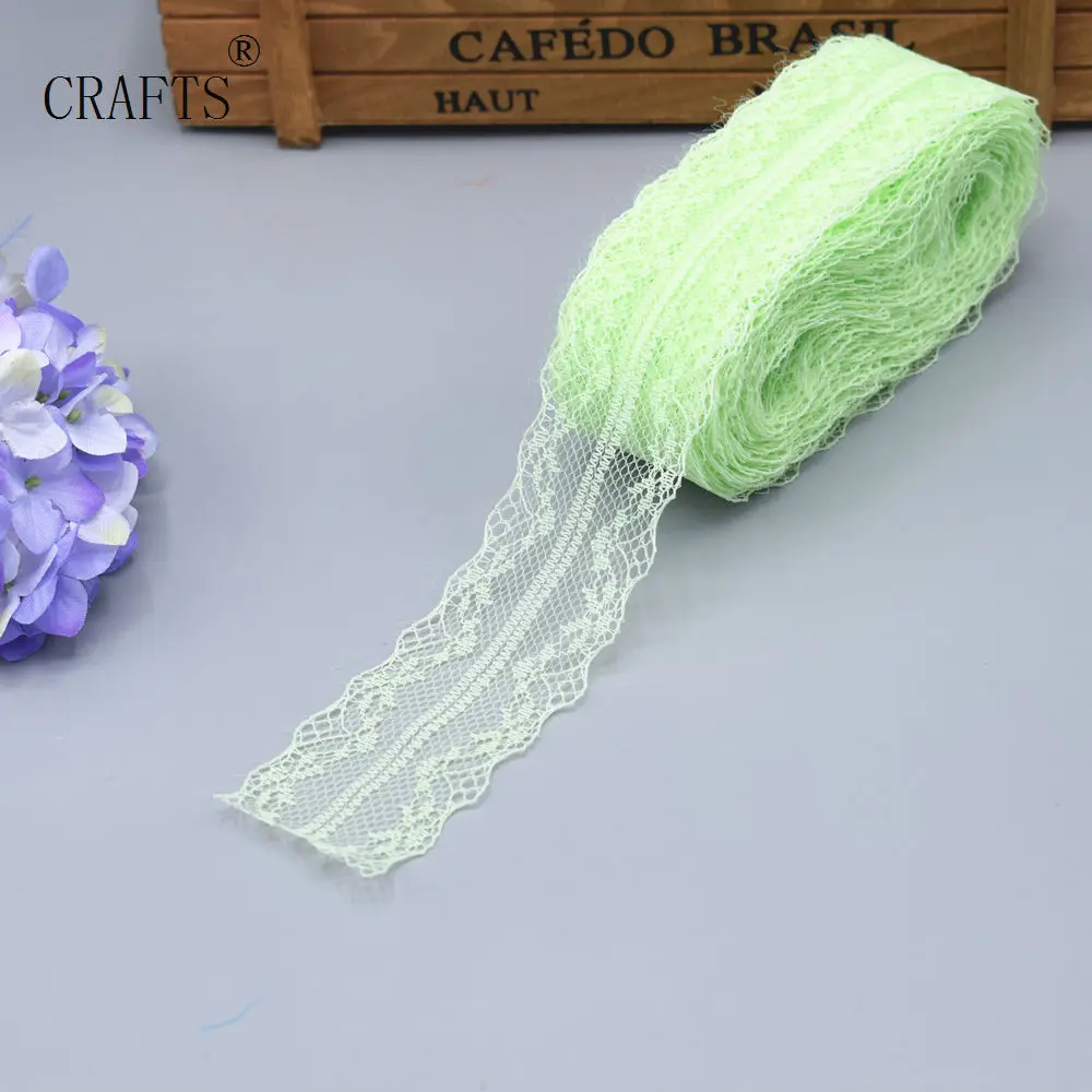 Новинка! Оптовая продажа красивая кружевная лента длиной 10 ярдов ширина 3 6 см