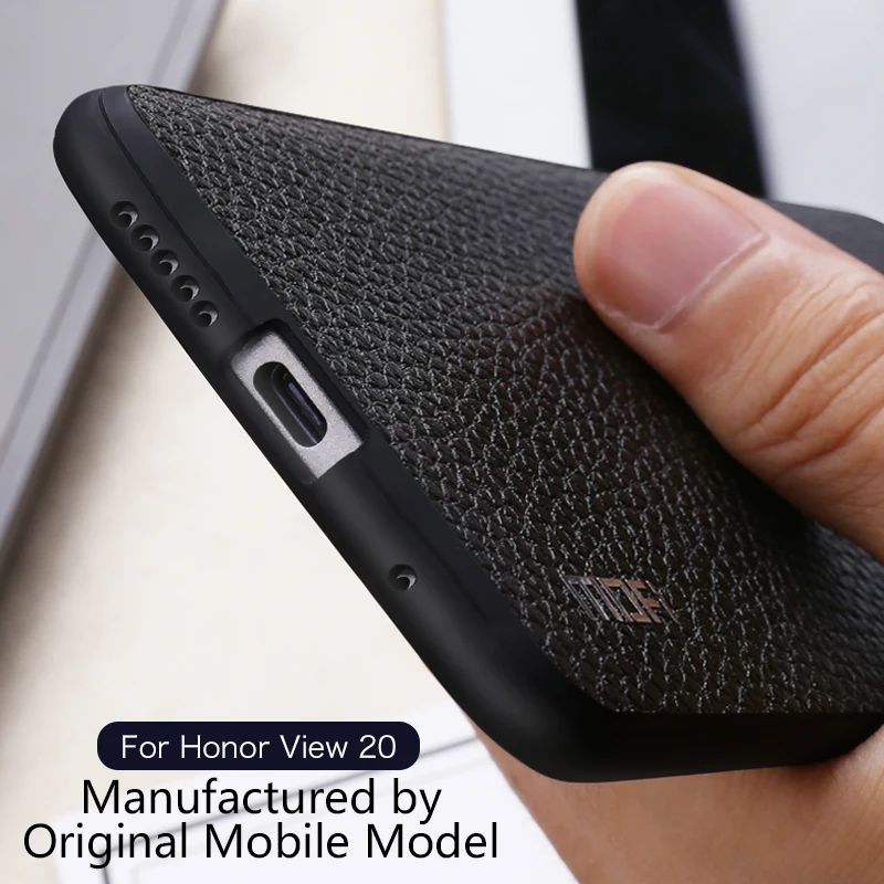 Чехол для Honor View 20 чехол Mofi Huawei задняя крышка V20 черный коричневый из