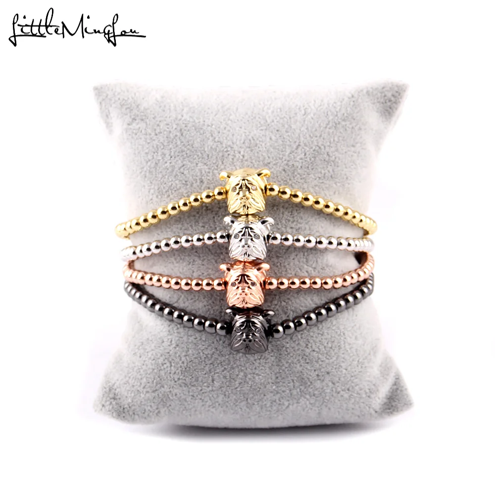 Маленькие MingLou Новый трендовый мужской браслет из бисера микро проложить CZ