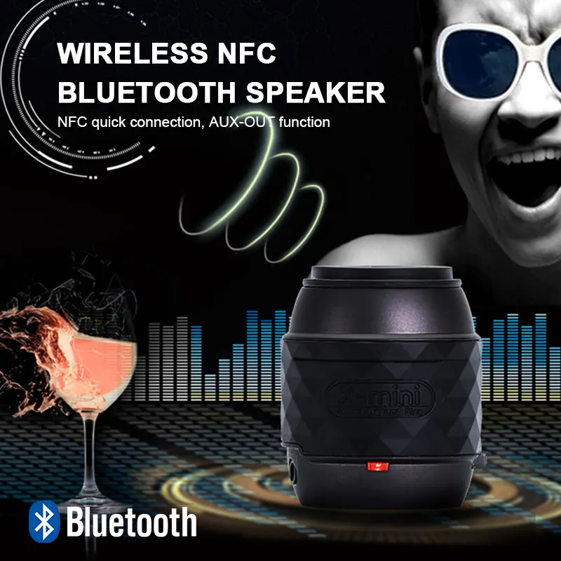 Водонепроницаемый беспроводной Bluetooth динамик открытый звуковая коробка стерео