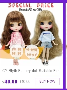 Fortune Days Nude Blyth Кукла № BL4006 Мятные волосы с челкой 1/6 суставов тело телесного цвета кожи фабрика Blyth