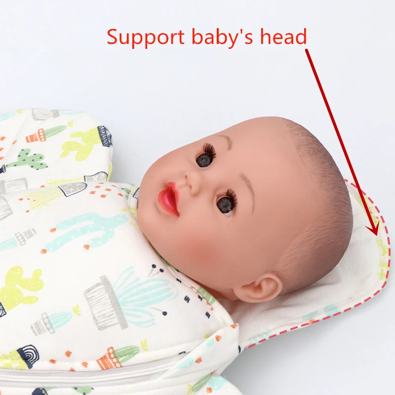 

Angel Shaped Newborn Baby Sleeping Bag Toddler Wearable Sleep Quilt, Infant Swaddle Wrap Cotton Cartoon Baby Bedding Quilt
