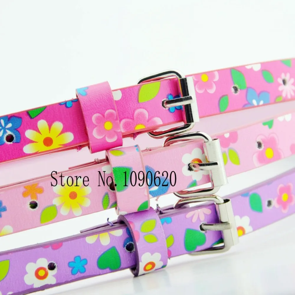 Детский пояс с цветочным узором милый на талии для детей модное платье поясом