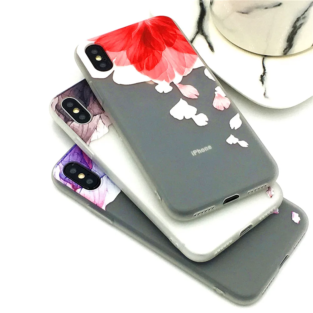 3D рельефный чехол для Apple iPhone X 6 6S 7 8 Plus мягкий прозрачный ТПУ сотового телефона |