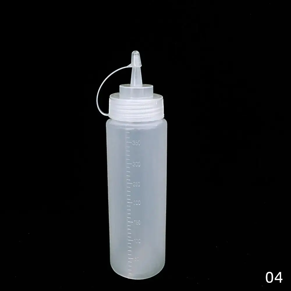 12oz-White Приправа бутылки-тюбики соус шприц бутылка с поворотным на Кепки крышками кетчуп горчичный майонез горячие соусы бутылки масла Кухня гаджет - Цвет: 12oz-White