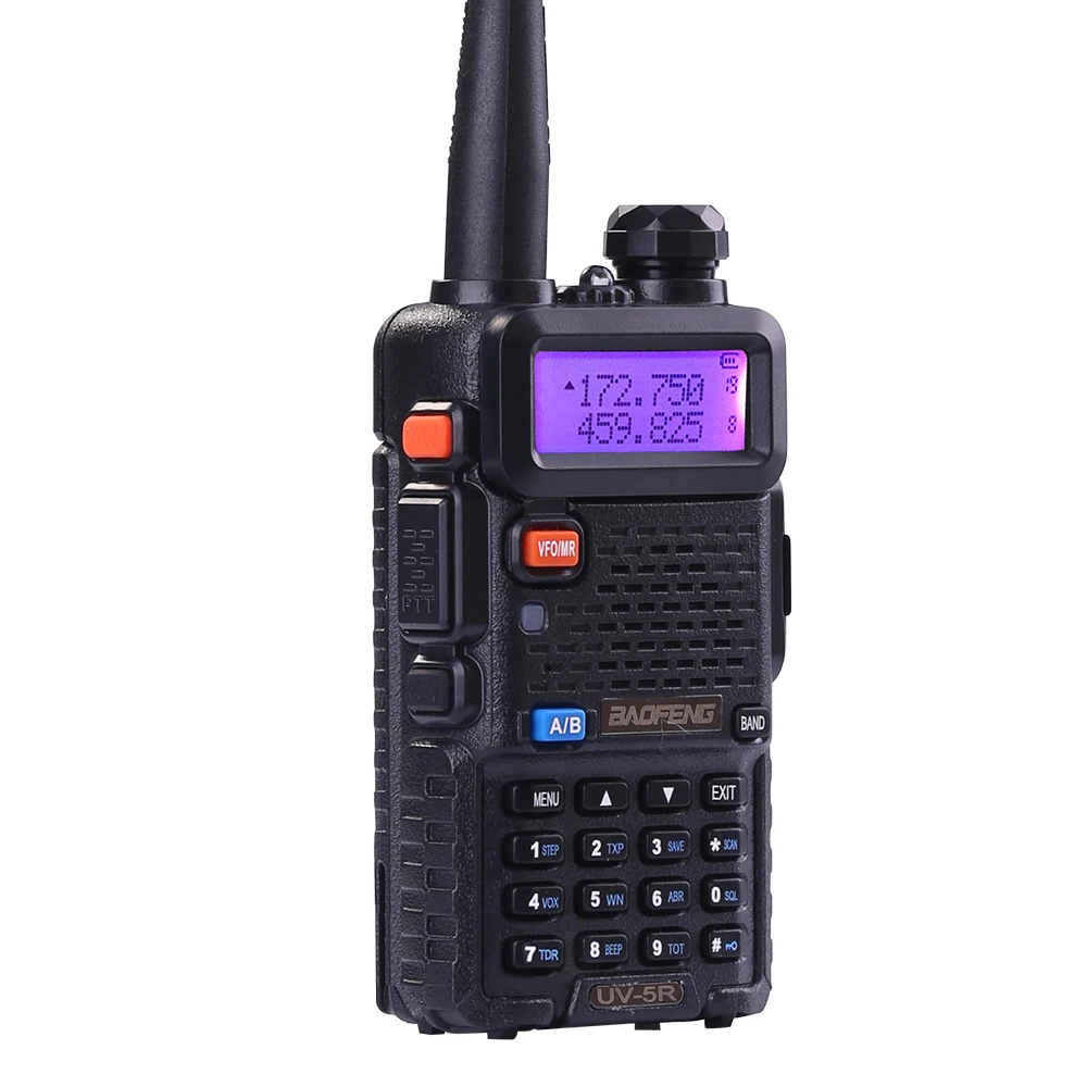 Baofeng UV-5R Walkie taklie трансивер 5 Вт УКВ двухдиапазонный переносной радио 136-174/400-520 мГц HM