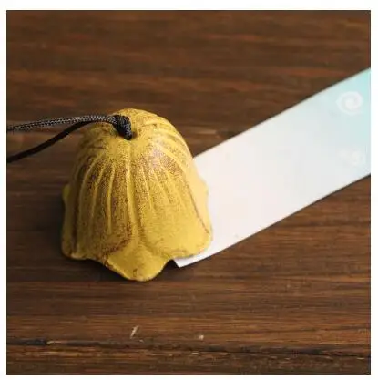 yellow lotus Южно-японская железная ветряная колокольная установка для снега Fuji металлическая железная ветряная колокольня - Цвет: yellow lotus