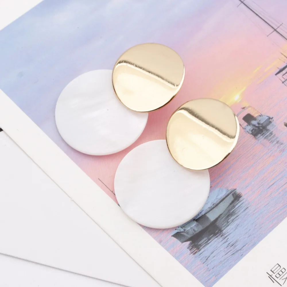 Модные женские серьги 2019 Новый круглая блестка для Для женщин Jewelry подарки