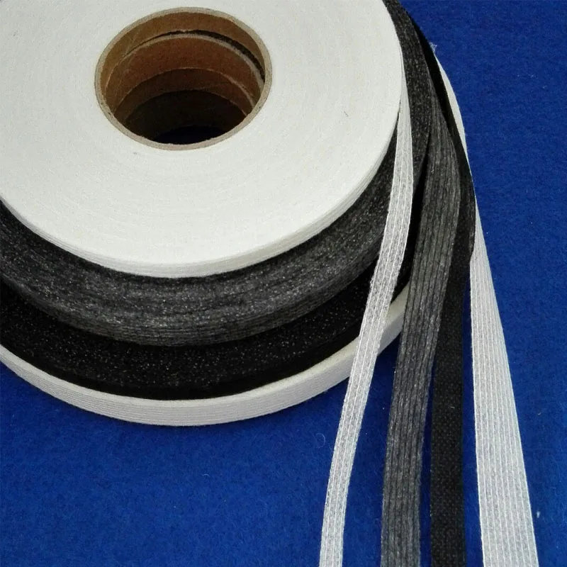 Клейкая прокладка 2 рулона односторонний плавкий материал для поделок ткань