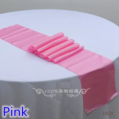 Высококачественные Искусственные Свадебные льняные скатерти розового цвета
