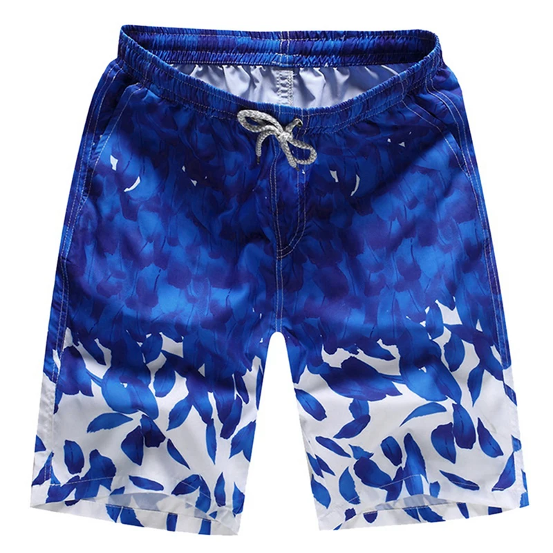 as picture 4XL Summer Beach Men Shorts with Pocket Straight Male Casual Drawstring Short Men Plus Size Nylon Loose bermuda masculina - Цвет: as picture