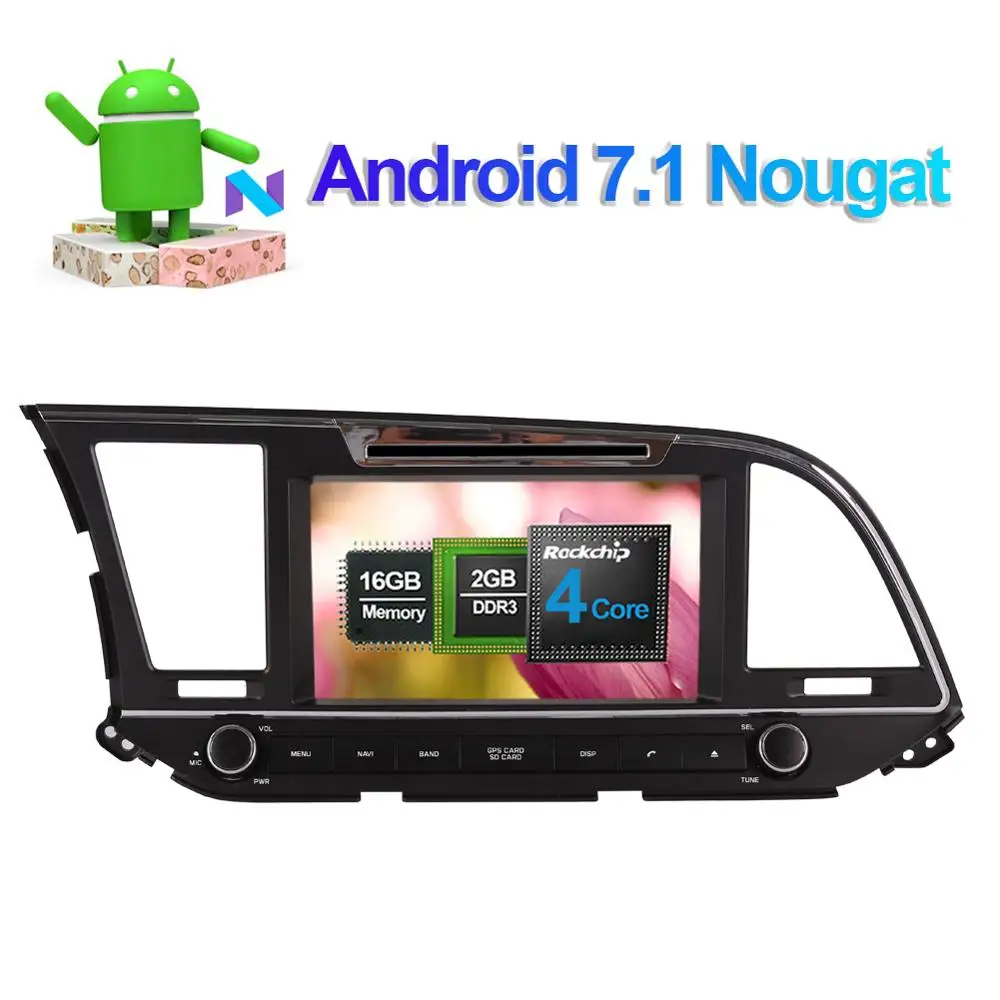 Android 8 0 Восьмиядерный 4 Гб ОЗУ автомобильное радио стерео для Hyundai Elantra/ Avante/MD