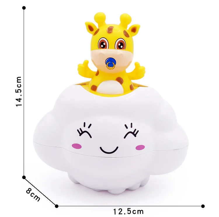 Игрушка фонтан ванны олень/свинья будет Дождевые облака и белые воды игрушки для