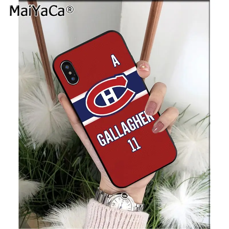 A11 MaiYaCa Montreal Canadiens TPU Мягкий силиконовый чехол для телефона для Apple iPhone 8 7 6 6S Plus X XS MAX 5 5S SE XR мобильных телефонов - Цвет: A11