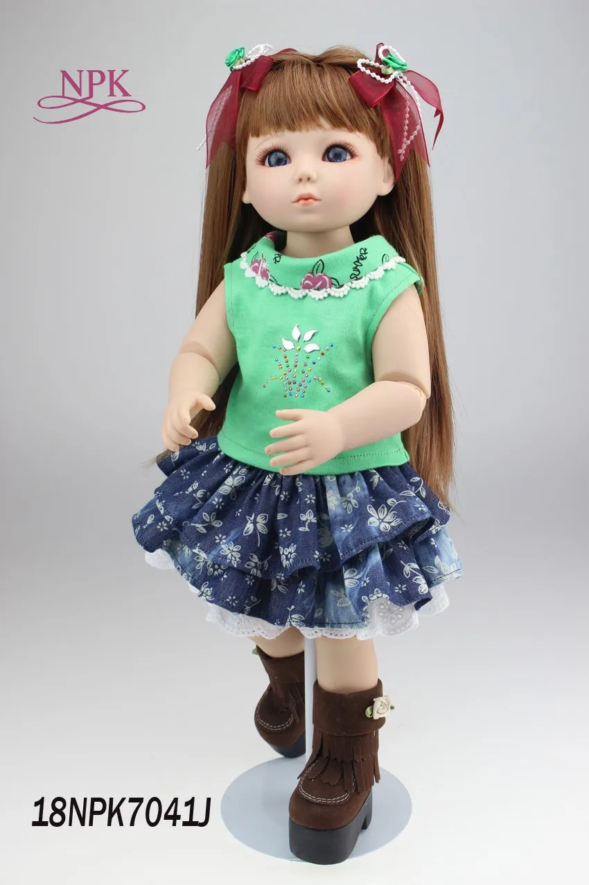 Красивая кукла с SD/BJD 18 дюймов американский живой bjd elf ручная работа полностью