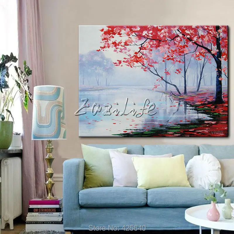 Картина маслом на холсте настенные художественные картины для гостиной