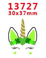 Бесплатная Доставка 30 шт. плоское украшение из смолы Святого Патрика день Смола