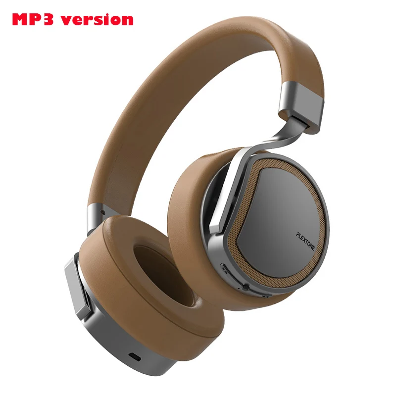 Brown MP3 vers PLEXTONE BT270 bluetooth гарнитура Беспроводные наушники MP3 музыка спортивные стерео наушники с микрофоном для голосовых наушников - Цвет: Brown MP3 vers