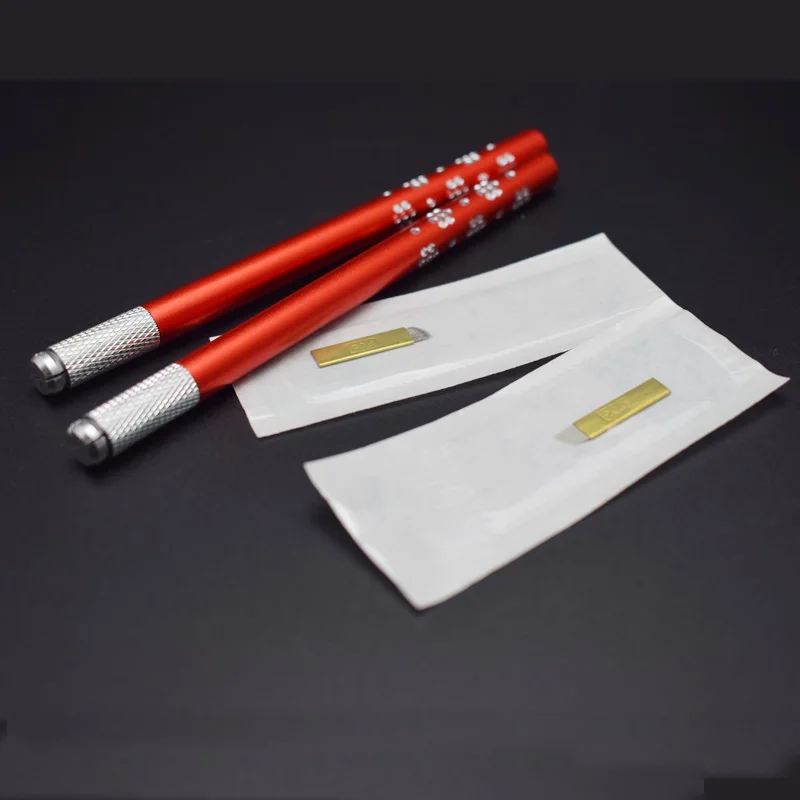 

2pcs Latest Professional Handwork Eyebrow Pen Manual Permanent Makeup Pen
