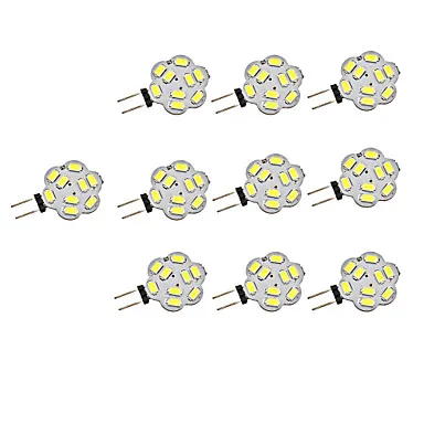 Светодиодная лампа 10 X HRSODHigh яркость 1 5 Вт 9 шт 5730SMD в форме цветка сливы G4