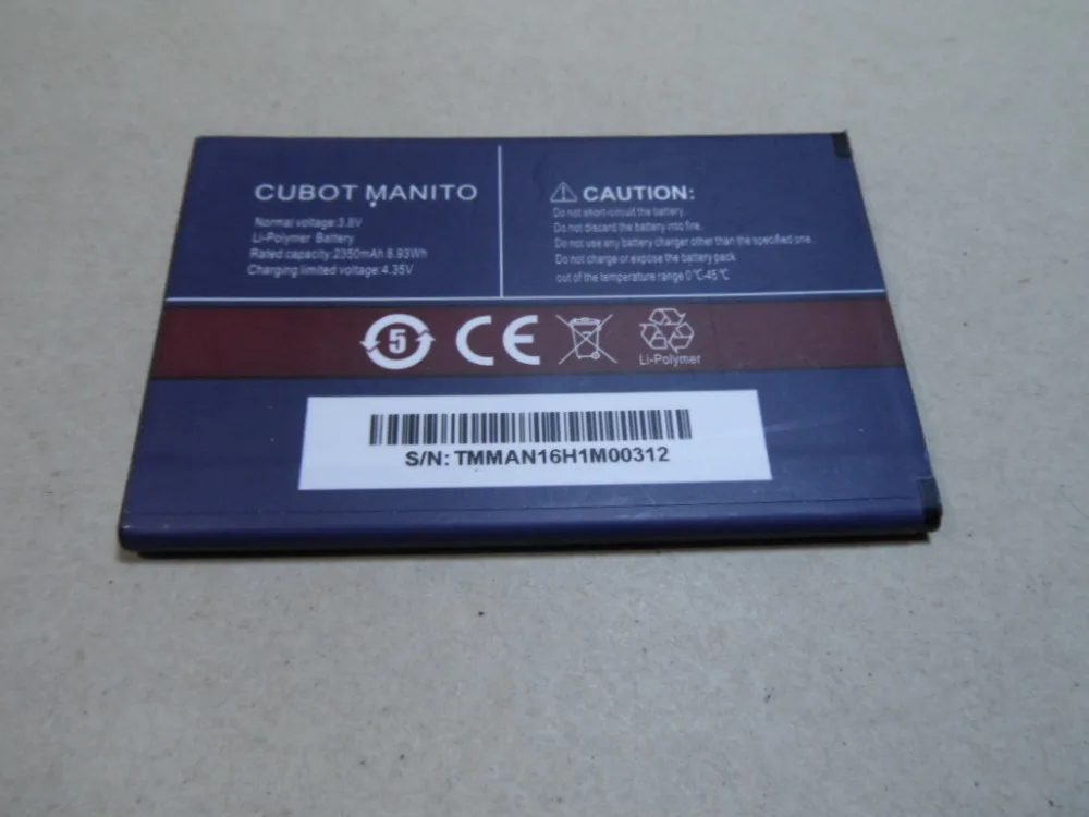 

CUBOT MANITO Battery High Quality Original 3.8V 2350MAH Battery Replacement for CUBOT MANITO Smart Phone