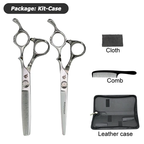 Высококачественные Профессиональные бритвенные ножницы 6 дюймов, инструменты для парикмахерской, набор ножниц для филировки, парикмахерские ножницы, принадлежности