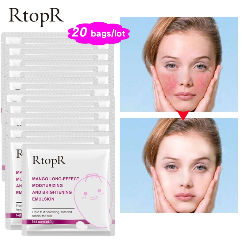 20 шт манго увлажняющий антивозрастной Эмульсия анти морщинки кожи отбеливает