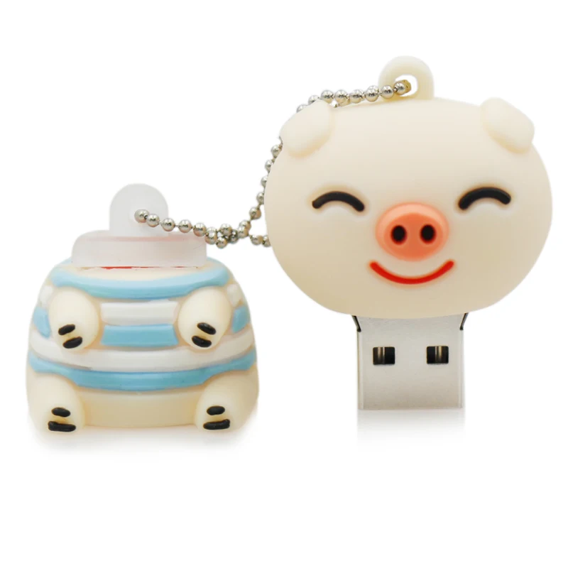 Карта памяти Pig Флешка USB 2 0 4 Гб карта 8 ГБ 16 32 64 флешка U диск Бесплатная доставка|u